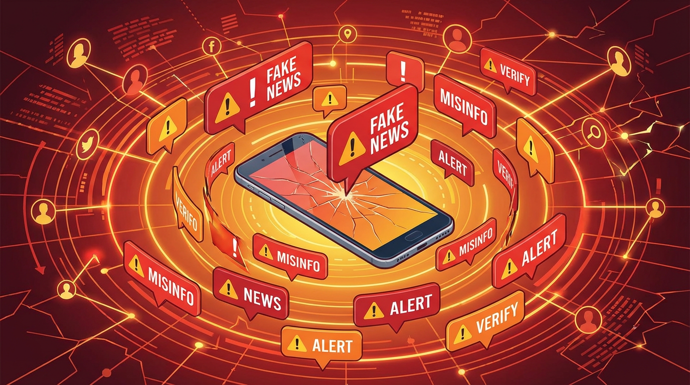 스마트폰에서 퍼져나가는 가짜뉴스