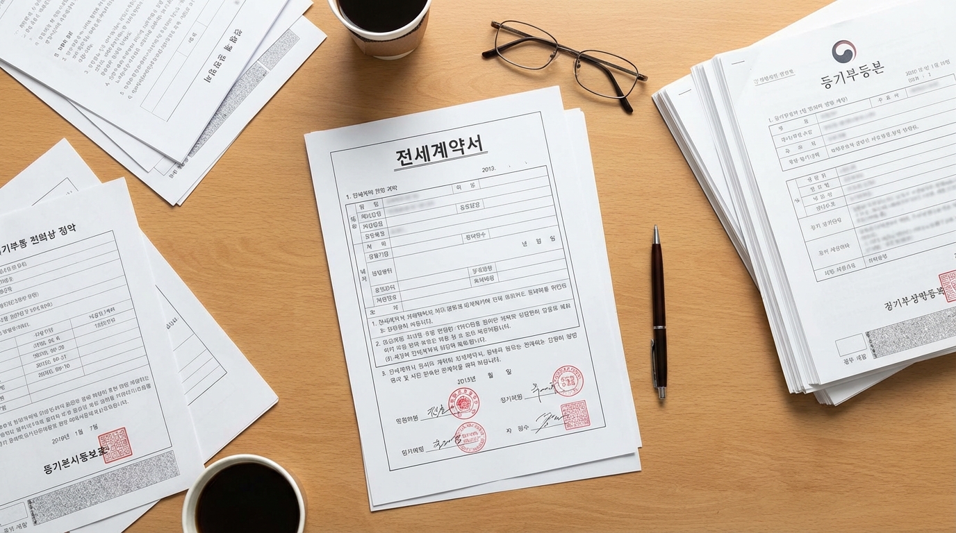 등기부등본과 계약서